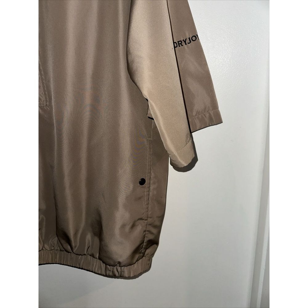 Footjoy Dryjoys Mens Tan  3/4 Sleeve Wind Jacket Size M - Picture 3 of 6